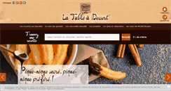 Desktop Screenshot of latableadessert.fr